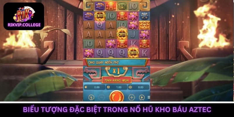 Các biểu tượng đặc biệt nổ hũ Kho báu Aztec mang đến phần quà bất ngờ