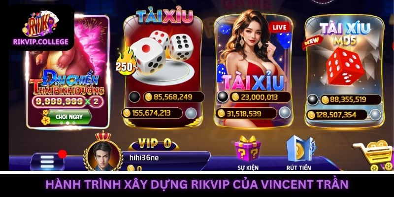 CEO Uy Dũng có hành trình xây dựng Rikvip ấn tượng