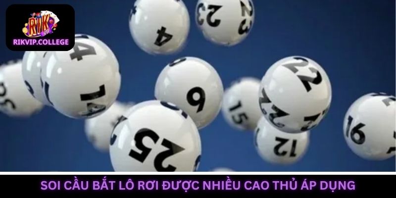 Phương pháp soi cầu bắt lô rơi hiệu quả được nhiều cao thủ áp dụng
