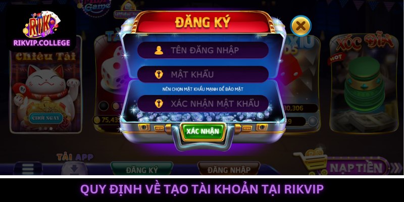 Quy định về tạo tài khoản chơi chính thức tại nền tảng giải trí