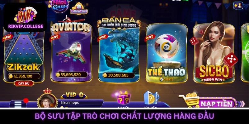 Rikvip là thương hiệu có sản phẩm chất lượng hàng đầu