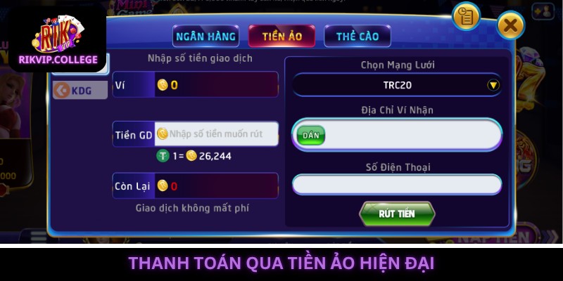 Thanh toán qua tiền ảo được thành viên ưa chuộng hiện nay